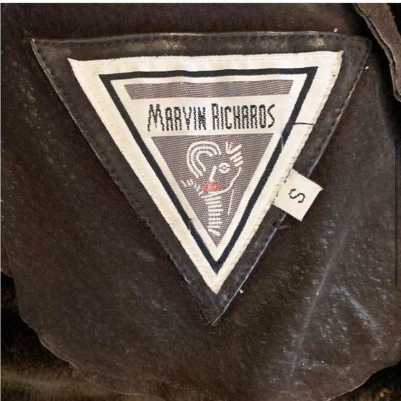 Vintage Marvin Richards fox fur & suede coat, S - Picture 5 of 9